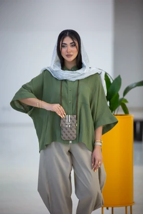 مانتو موسلین پیراهنی