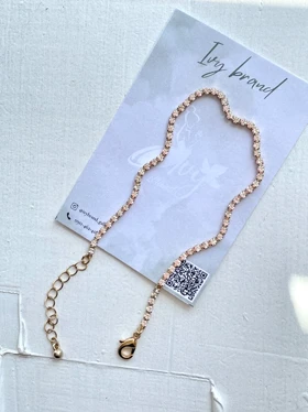 پابند فول نگین طلایی