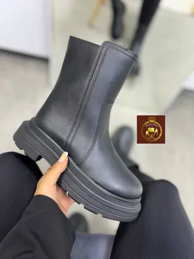 نیم بوت ساده زنانه دخترانه لژدار کد: 209