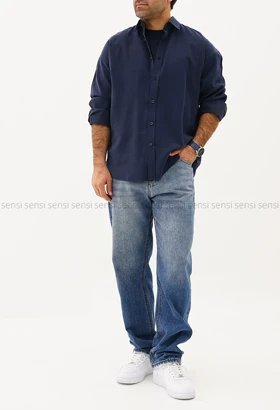 پیراهن مردانه آستین بلند سیلک کد20000065