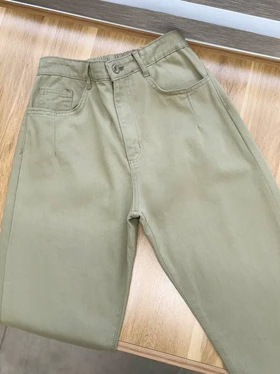 1952- شلوار مام فیت کتان