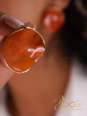 گوشواره زنانه میناکاری کد E1160