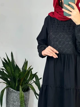 پیراهن مانتویی نیلسا