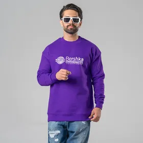 دورس مردانه و زنانه BERSHKA ضخیم 3 نخ رنگ بنفش