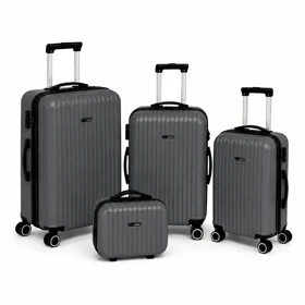 چمدان فوروارد کد FORWARD - FCLT818 PLUS مجموعه 4 عددی پلاس (طوسی)
