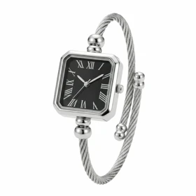 ساعت مچی عقربه‌ای کوارتز زنانه مدل مینیمال اسپرت بند النگویی