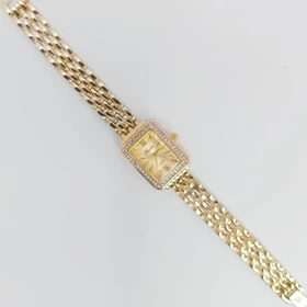 ساعت مچی زنانه باوک Baoke نگین‌دار با موتور کوارتز (طلایی)