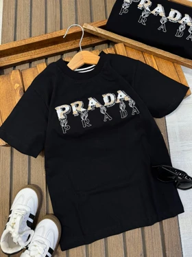تیشرت مشکی PRADA