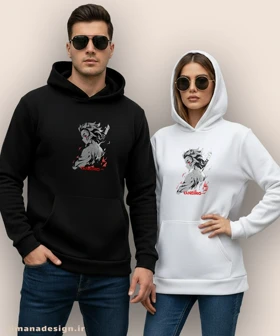 هودی مردانه و زنانه طرح شیطان کش شخصیت تانجیرو کد 938