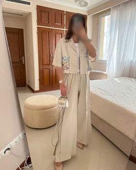 بلوز و شلوار لینن