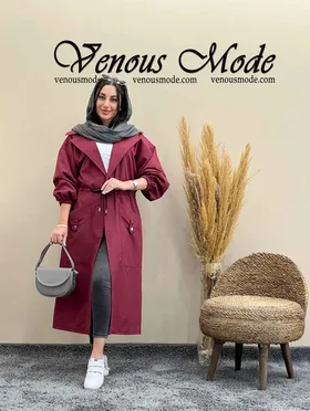 مانتو کمرگت پشت ژیله