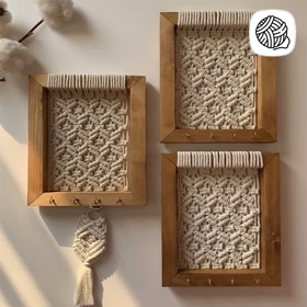 جا کلیدی مکرومه بافی کد 01