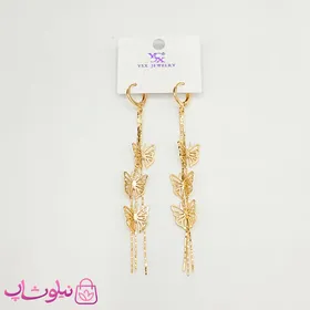 گوشواره آویز بلند دخترانه ysx طرح پروانه