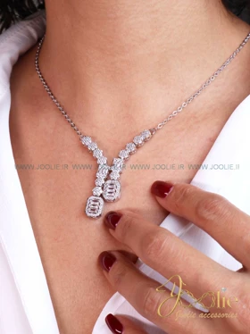 نیم ست گردنبند گوشواره زنانه کد S5109