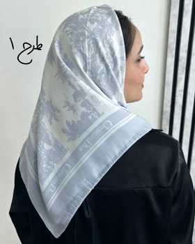مینی اسکارف پارت آبی 4194