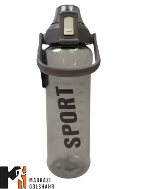 قمقمه ورزشی بدنه طلق شفاف کد 790 (طوسی)