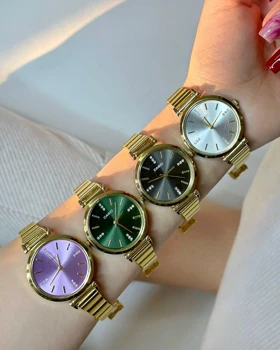 ساعت مچی زنانه کاسیو مدل بند کرکره ای