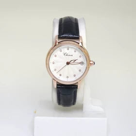 ساعت مچی زنانه چنکسی Chenxi 8831 با موتور اتوماتیک ژاپنی (بند مشکی صفحه سفید)