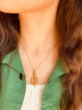 گردنبند کارتیه میخ استیل