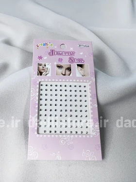 نگین چسبی صورت 100 عددی