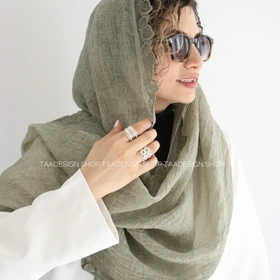 شال حریر وارداتی مدل گیپور