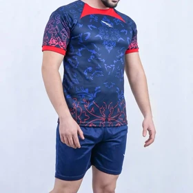 تیشرت و شورت فوتبالی تن زیب کد 1111