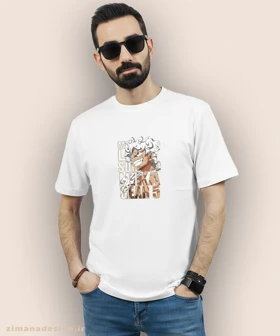 تیشرت مردانه و زنانه طرح وان پیس شخصیت جوی بوی کد 971
