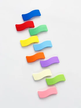 گیره مو تق تقی طرح موج شمعی