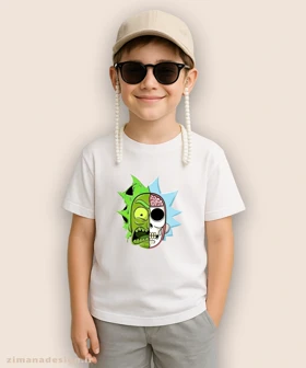 تیشرت بچگانه طرح ریک اند مورتی کد 895