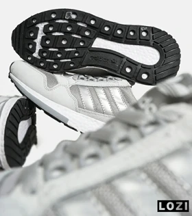 کفش کتانی مردانه طوسی نقره ای ADIDAS ZX 500