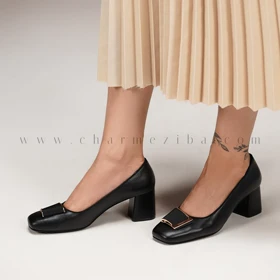 کفش چرم مجلسی زنانه CODE:708