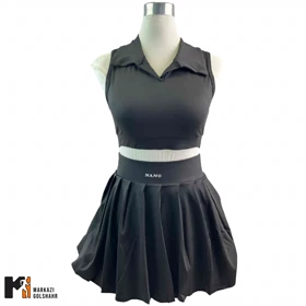 ست نیم‌تنه دامن ورزشی زنانه کد 1025