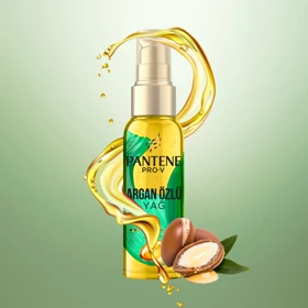 روغن مو تغذیه‌کننده و درخشان‌کننده پنتن Argan Ozlu مناسب برای همه موها حجم 100 میلی‌لیتر
