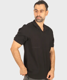 تیشرت یقه شکاری مردانه 1756