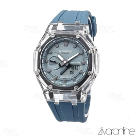 ساعت جی شاک GA2100 مردانه طوسی شیشه ای 105877