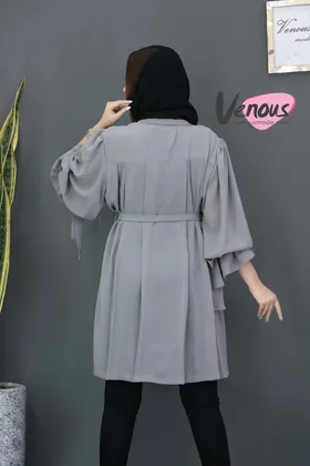 مانتو حریر پیله دار