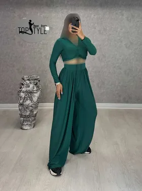 ست نیم‌تنه و شلوار کد : 8135