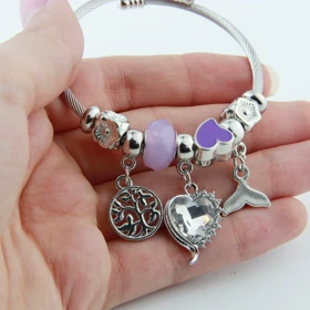 دستبند پاندورا طرح قلب