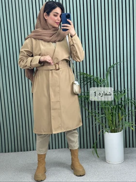 بارانی ضد آب بلند ( دارای ایراد جزئی )