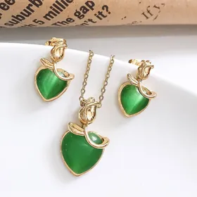 نیمست استیل زنانه گل رز با سنگ اوپال 195220280