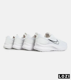 کفش کتانی مردانه و زنانه سفید Nike zoom مدل 7242