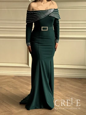 ماکسی والن دار مرواریدی