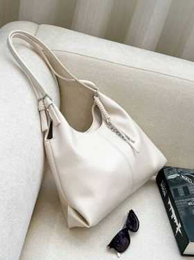 کیف آویز گره‌ای 3465 (شیری چرمی)