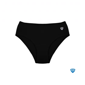 شورت زنانه ضدحساسیت مودال تاپیک بسته تک عددی مشکی مدل پانیذ