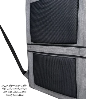 کوله پشتی لپتاپ BENETTON کد BNT6402