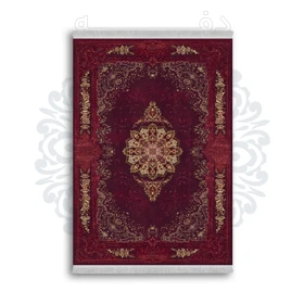 *جدید* فرشینه از جنس پارچه شانل مخمل ترک طرح فانتزی برند دفه کد 933