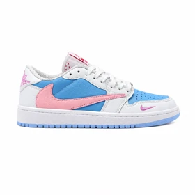 کفش و کتانی زنانه و دخترانه مدل نایک ترویس NIKE TRAVIS رنگ آبی صورتی کد 30352