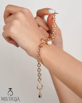 دستبند سکه و مروارید ژوپینگ