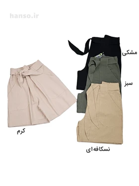 شلوارک زنانه لینن آفر Offer