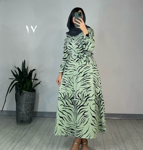 پیراهن مانتویی شکوفه 5